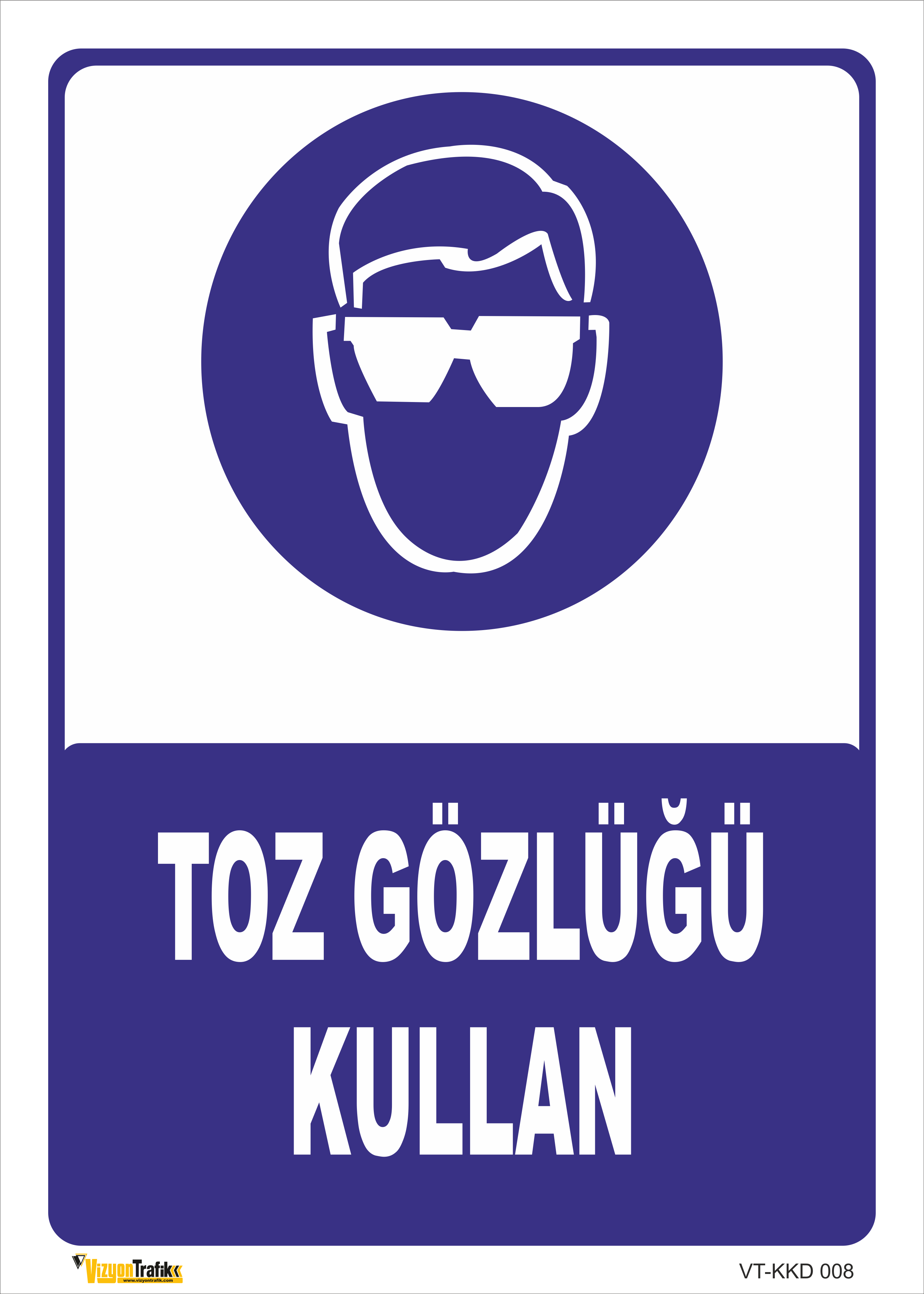 TOZ GÖZLÜĞÜ KULLAN LEVHASI